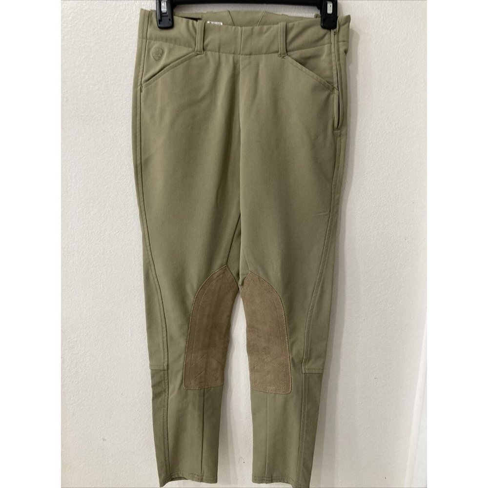 Ariat Khaki Pro Circuit Low-Rise Riding Pants - Kids size 16R Breeches NEW